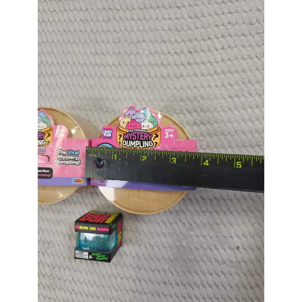 Mystery Dumpling Purple Holographic Lot Of 2 Viral RMS Needoh Nice Ice Baby Blue